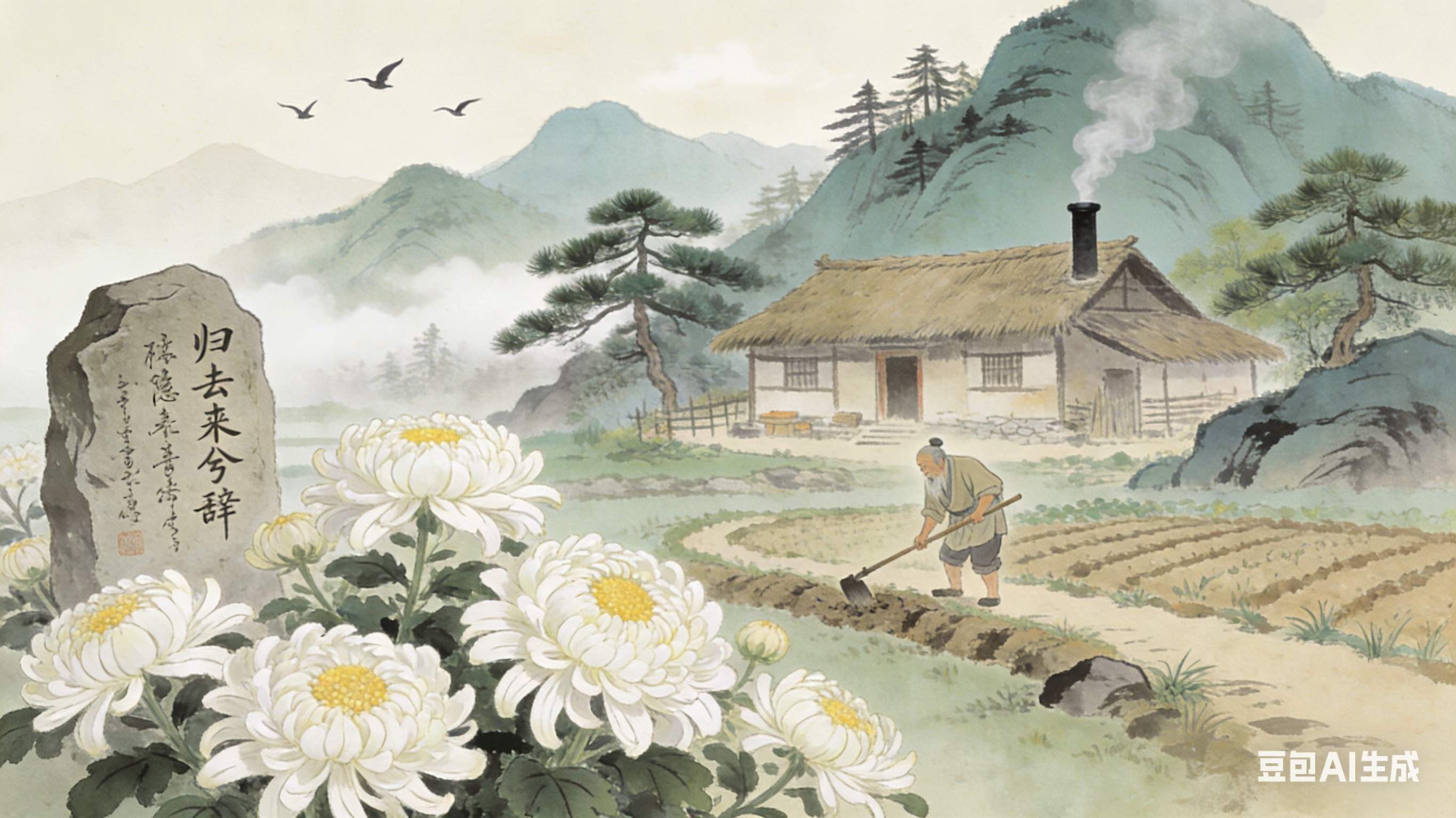 归去来兮辞-陶渊明（魏晋）